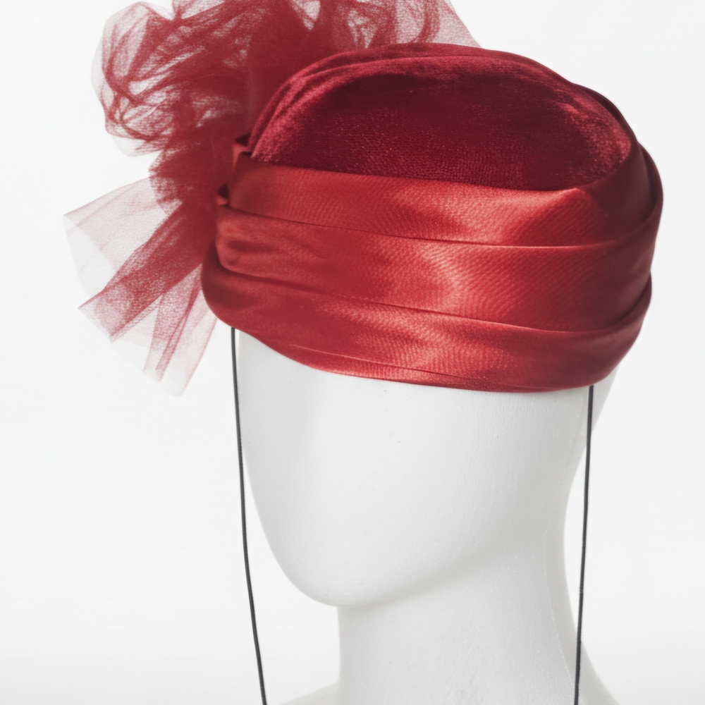 Chic Red Women's Fascinator